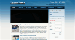 Desktop Screenshot of glassfenceconstructions.com.au